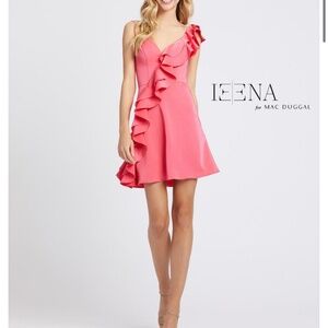 Ruffled Pink Mini dress